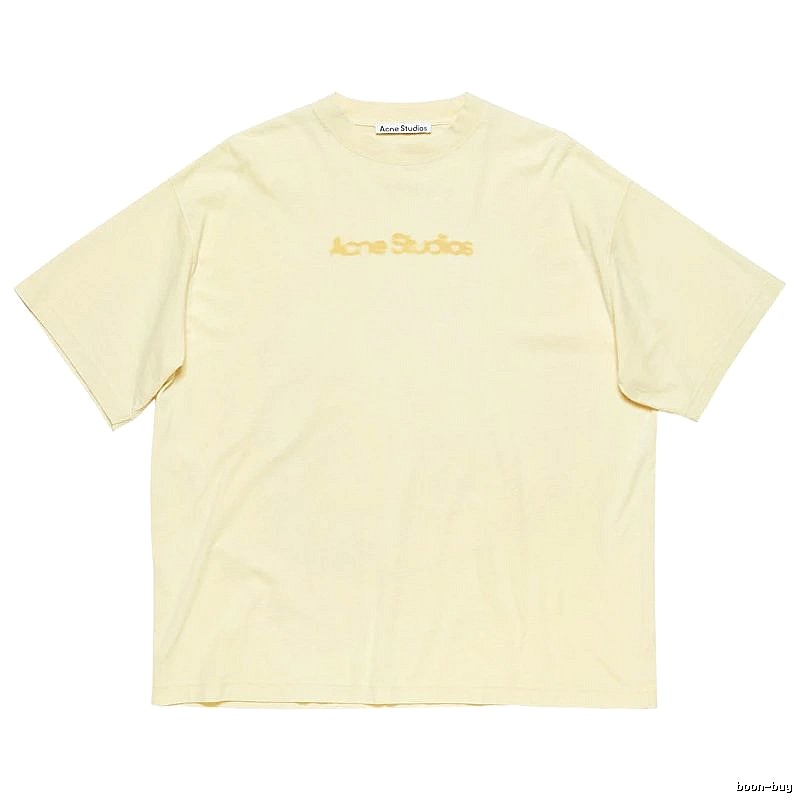 Acne Studios 2090-80 Yellow Style Ac908039 Stockholm Logo T-Shirt Everyday Rotation