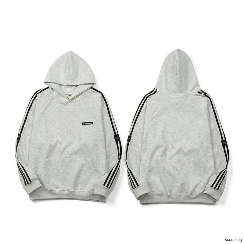 Adidas simple style gray and white hoodie