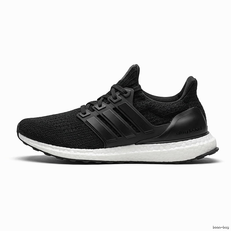 Adidas Ultraboost black and white running shoes