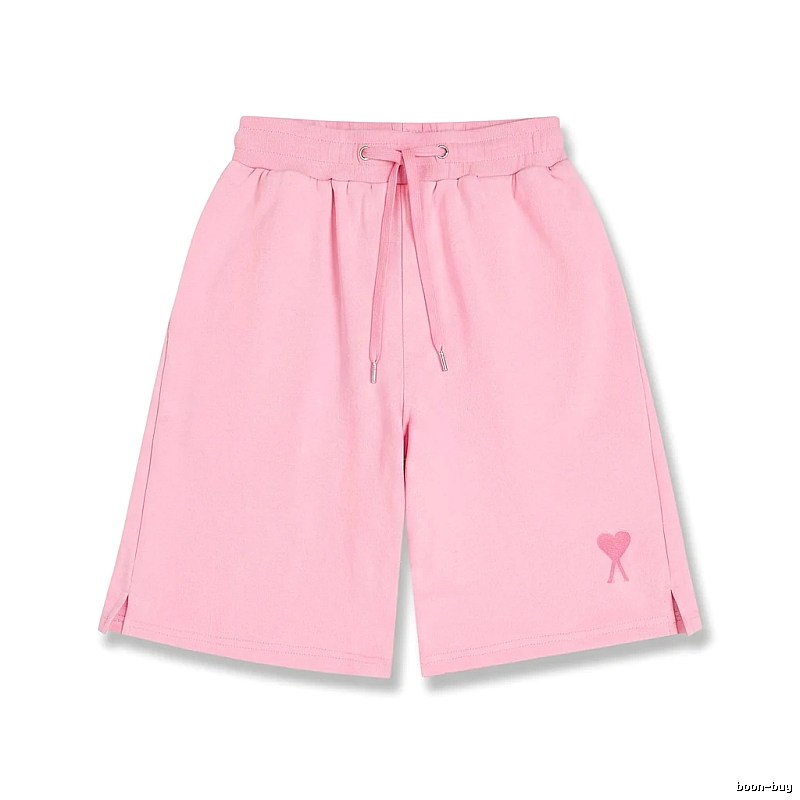 AMI pink shorts in a cute and casual style