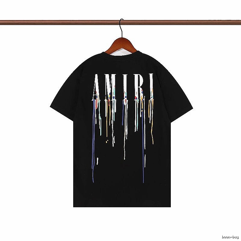 Amiri Compact Graphic T-shirt White Blue Amiri for Smart Casual Looks