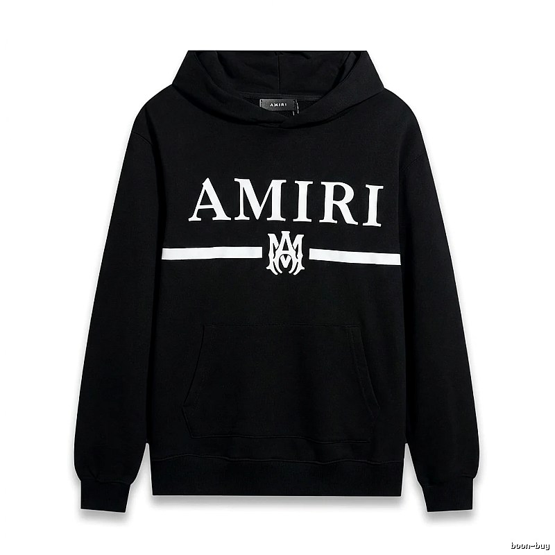 AMIRI Letter Print Black Sweatshirt