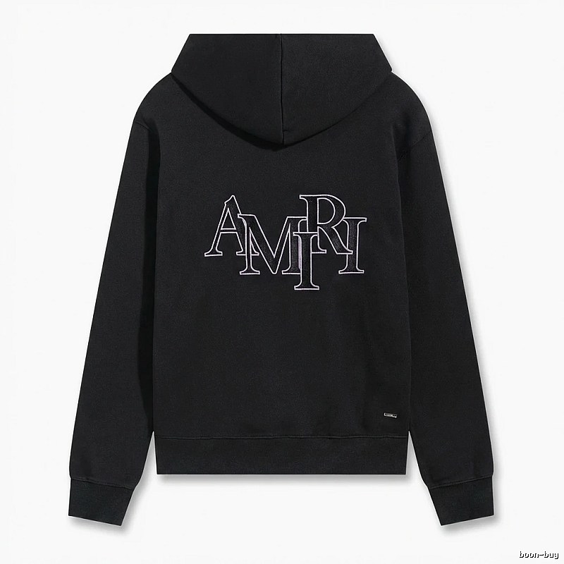 AMIRI letter-style black sweatshirt