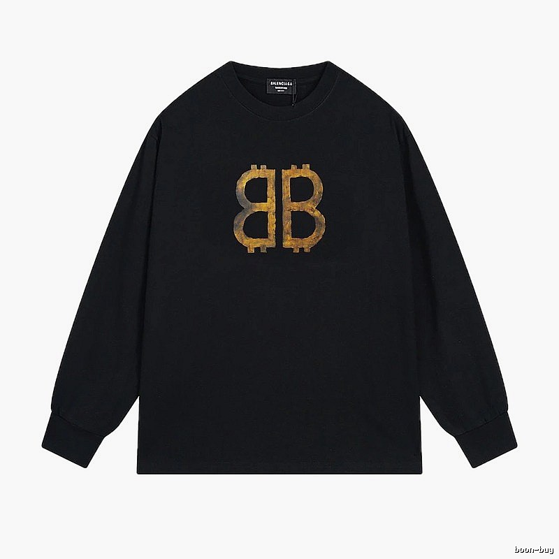 Balenciaga BB Print Black Sweatshirt