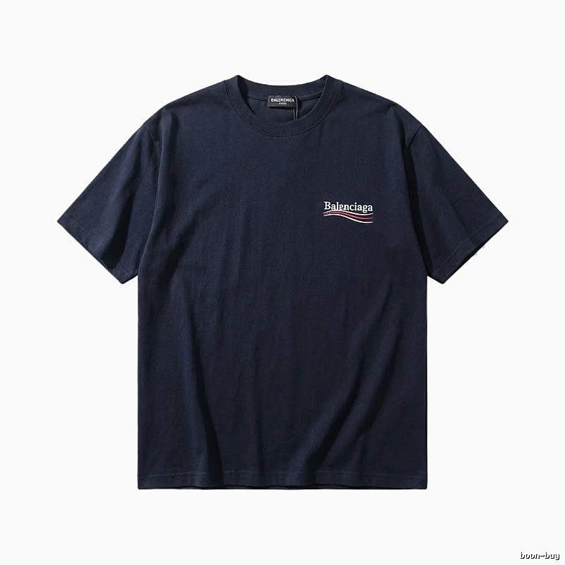 Balenciaga minimalist style black T-shirt
