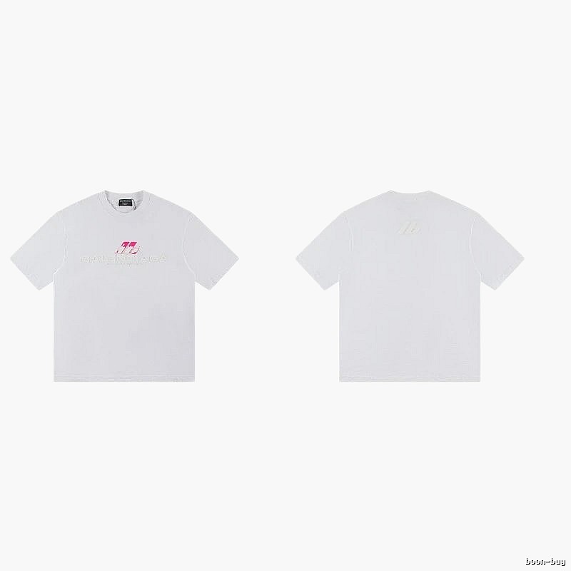 Balenciaga Printed Streetwear-style White T-Shirt