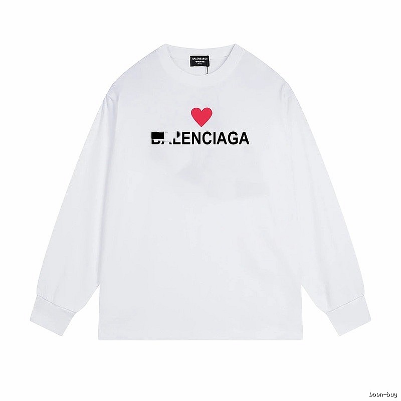 Balenciaga's simple white T-shirt with a heart design.