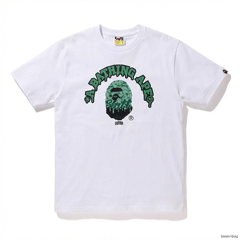Bape Ape Head Cool White T-shirt in Streetwear Style
