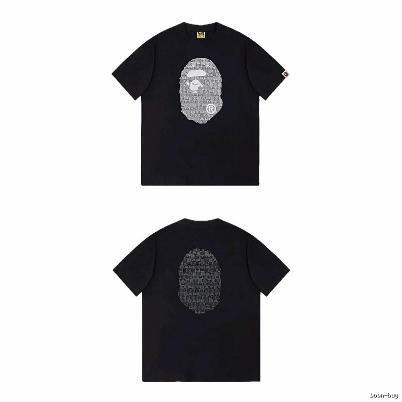 Bape Ape Head Trendy and Cool Black T-shirt