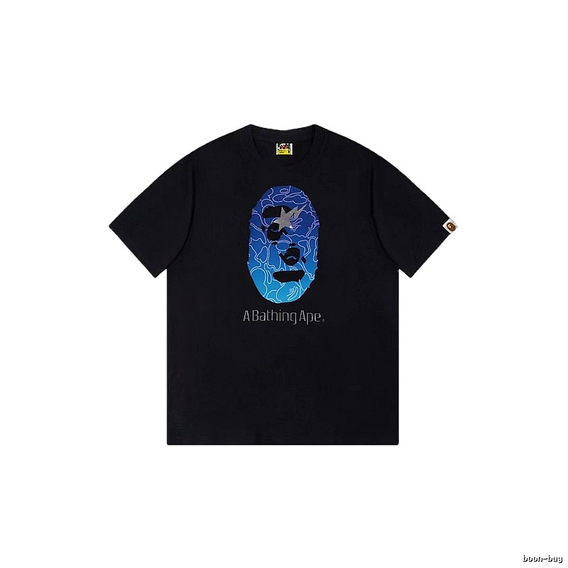 Bape Ape Head Trendy Cool Black T-shirt