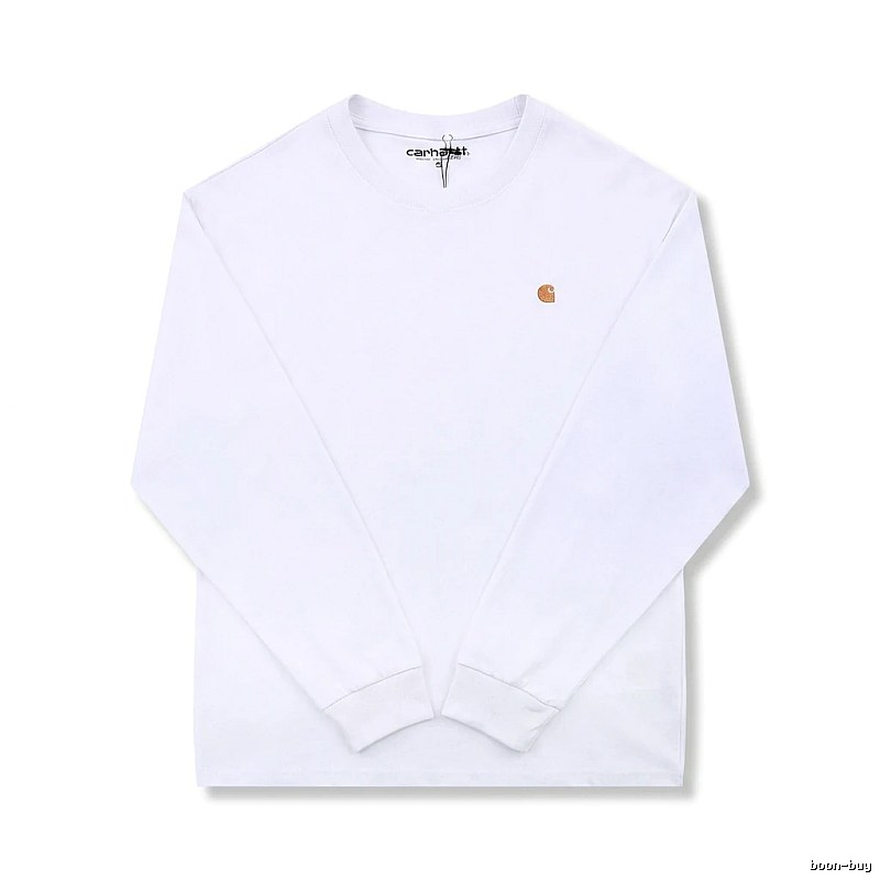 Carhartt classic simple style white sweatshirt