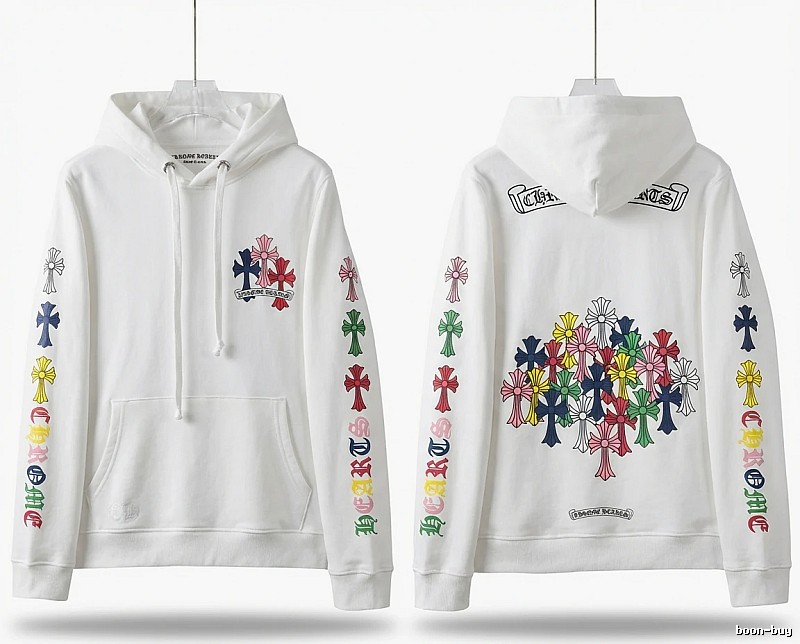 Chrome Hearts Colorful Cross Hoodie