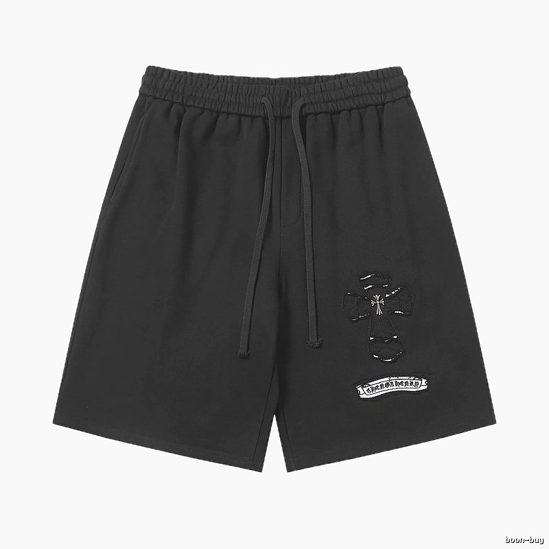 Chrome Hearts Cross Style Black Shorts
