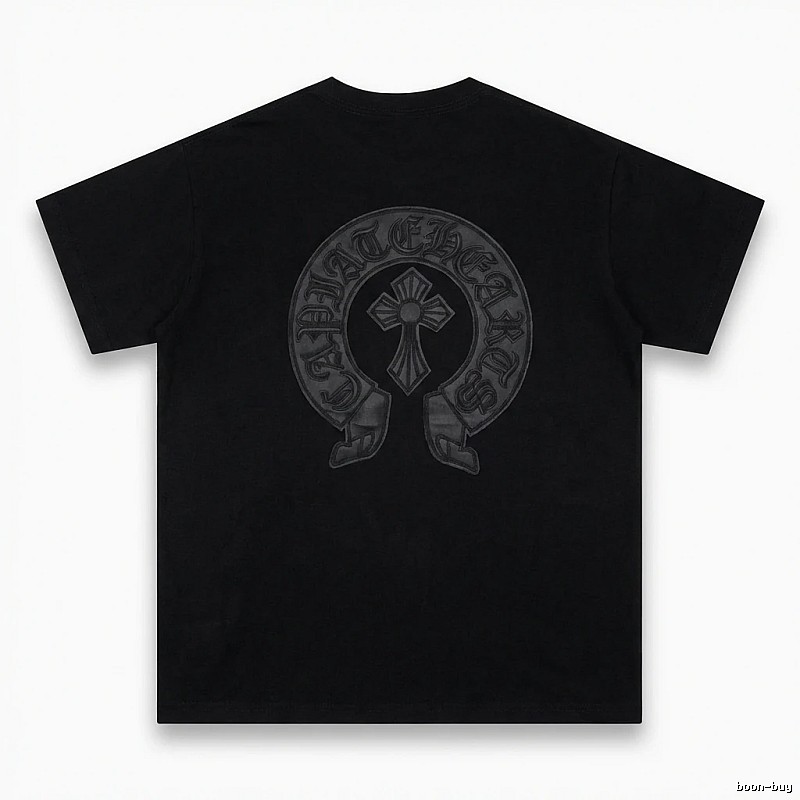 Chrome Hearts Cross Vintage Black Short-sleeve Shirt