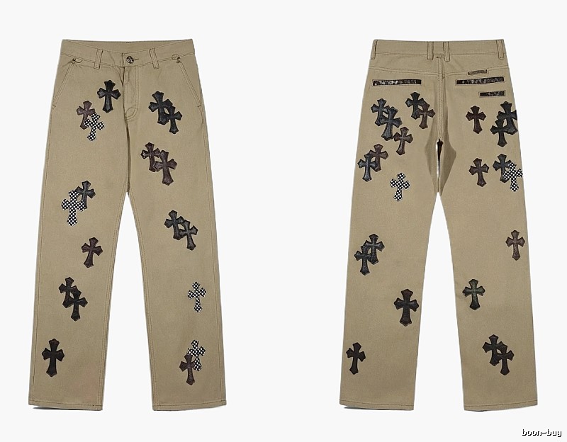 Chrome Hearts Cross Vintage Khaki Pants