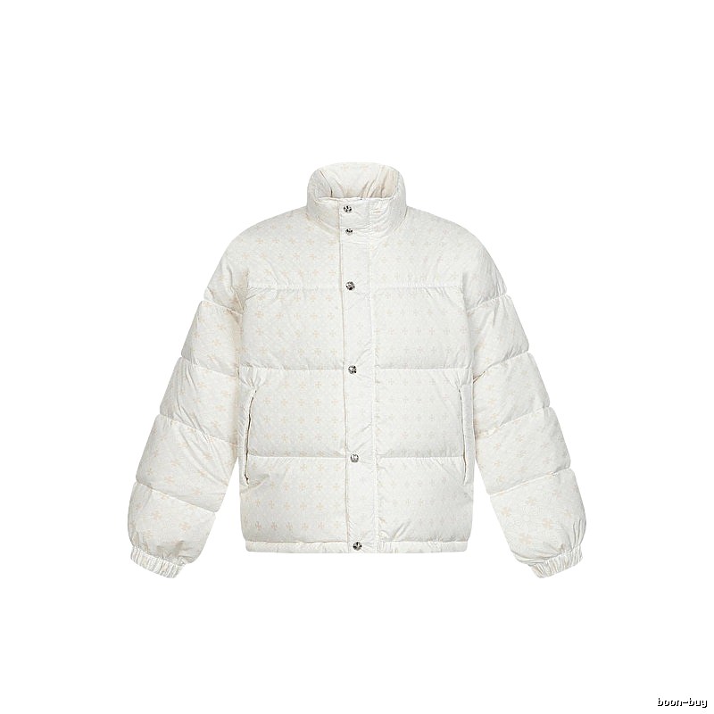 Chrome Hearts Retro Style White Cotton Coat