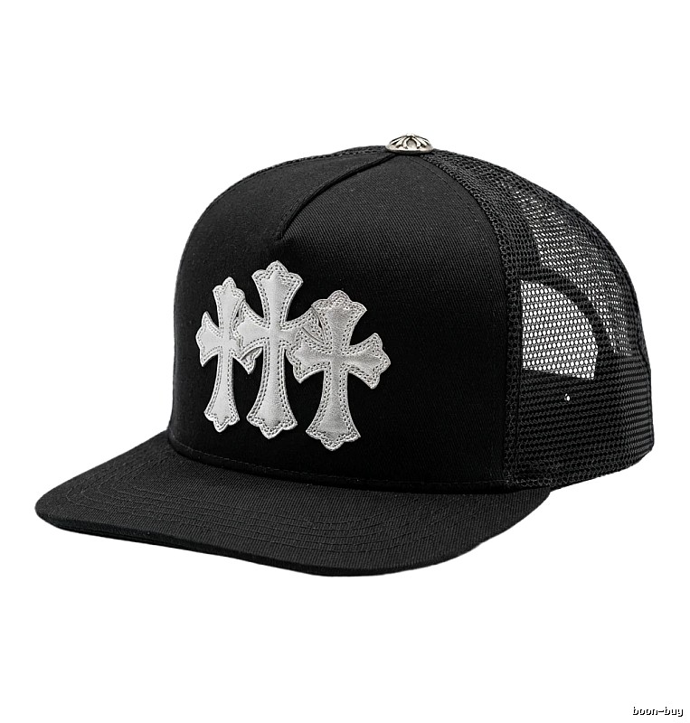 Chrome Hearts Silver Jewelry Black Tide Hat