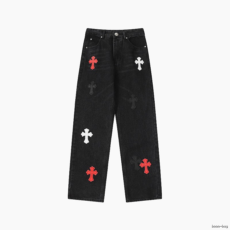 Chrome Hearts Urban Graphic jeans Light Denim Jeans with Casual Appeal