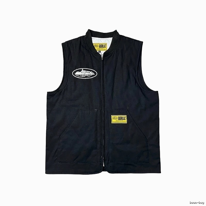 Corteiz black trendy vest