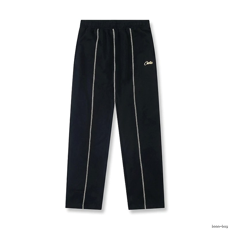Corteiz minimalist style black trousers
