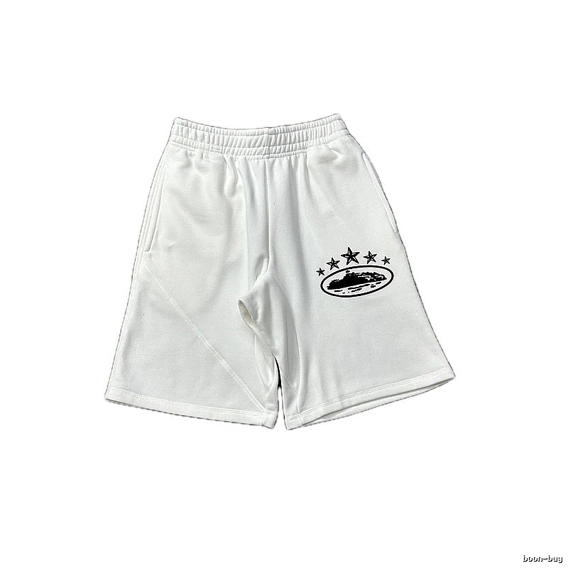 Corteiz star - printed white shorts