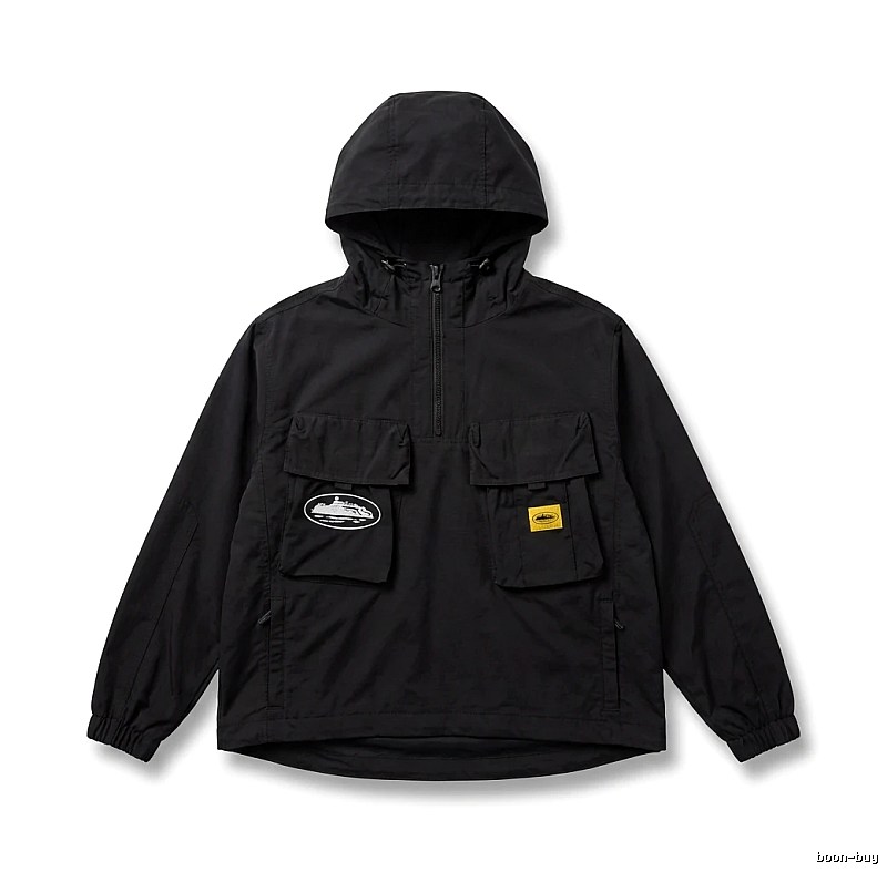 Corteiz Workwear Style Black Jacket