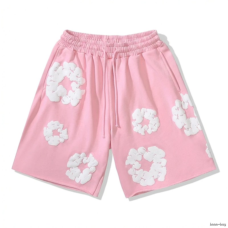 DENIM TEARS Floral Pink Shorts