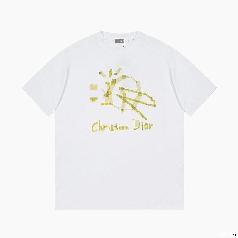 Dior Graffiti Street Style White T-Shirt