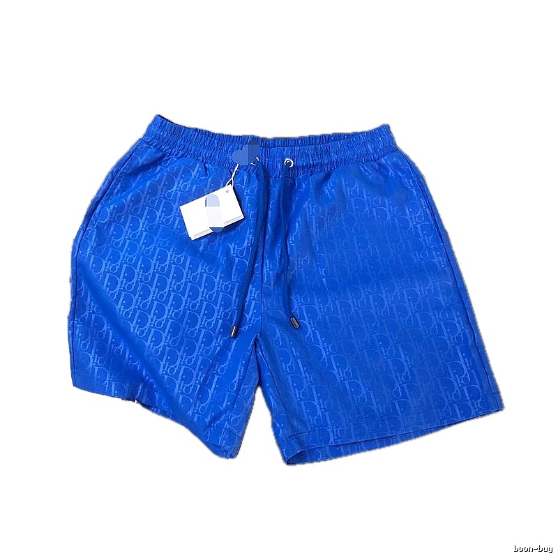 Dior Monogram Light Luxury Style Royal Blue Casual Shorts