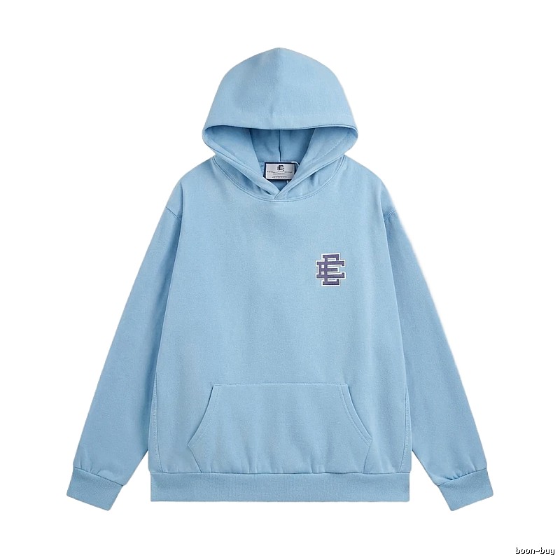 Eric Emanuel Classic Simple Style Blue Hoodie