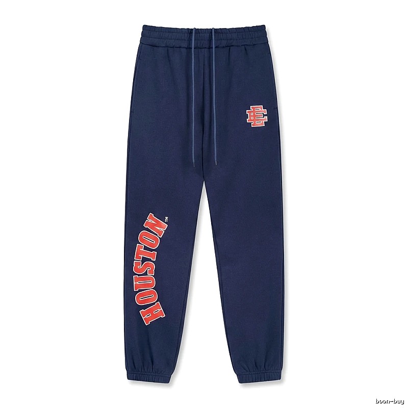 Eric Emanuel Sports Style Navy Blue Sweatpants