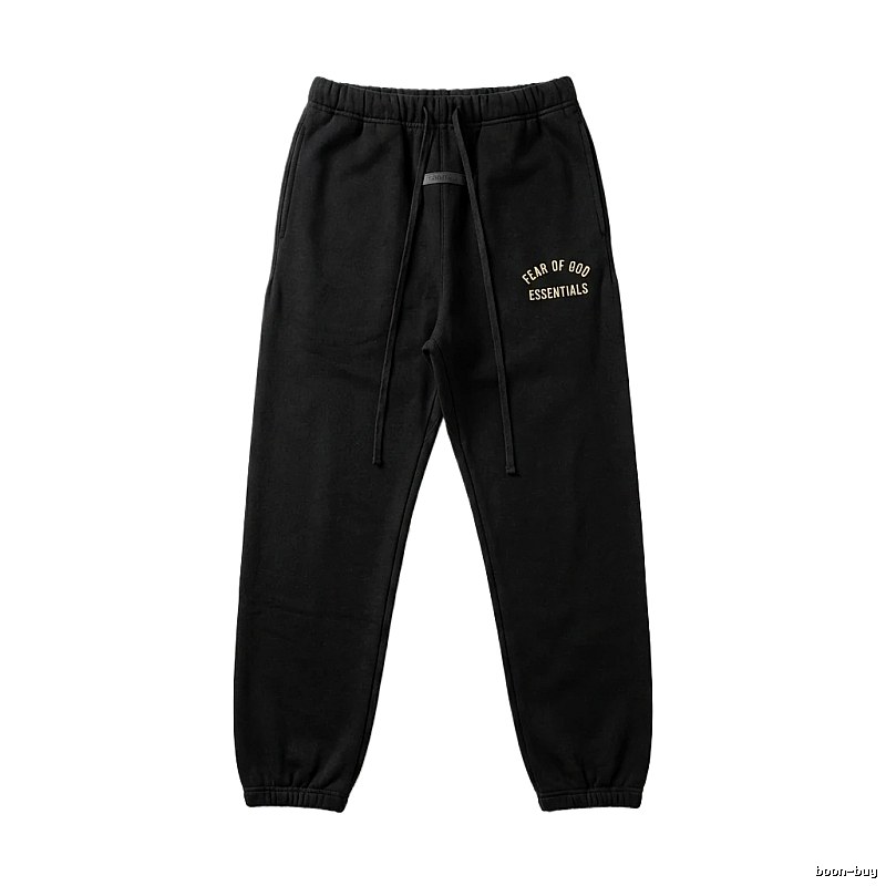 ESSENTIALS Black Casual Sweatpants