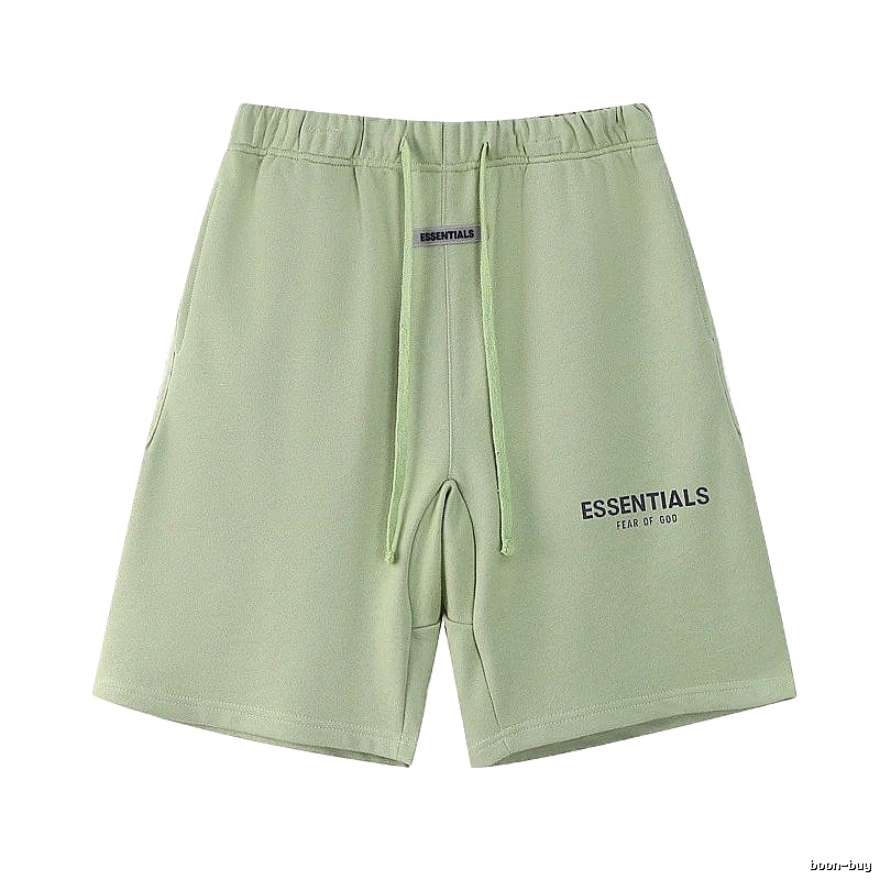 ESSENTIALS casual style light green shorts