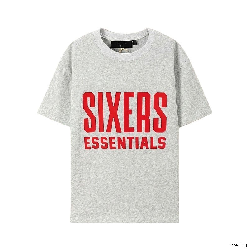 ESSENTIALS Grey Minimalist Style T-shirt