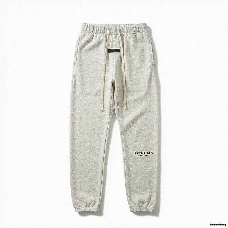 ESSENTIALS minimalist light gray sweatpants