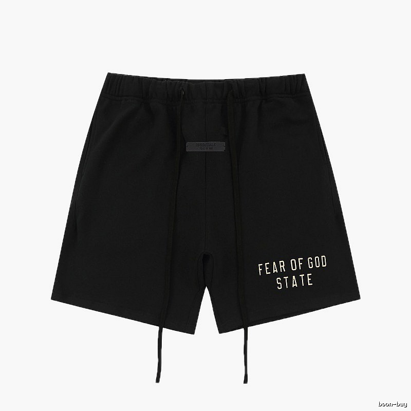 ESSENTIALS minimalist style black shorts