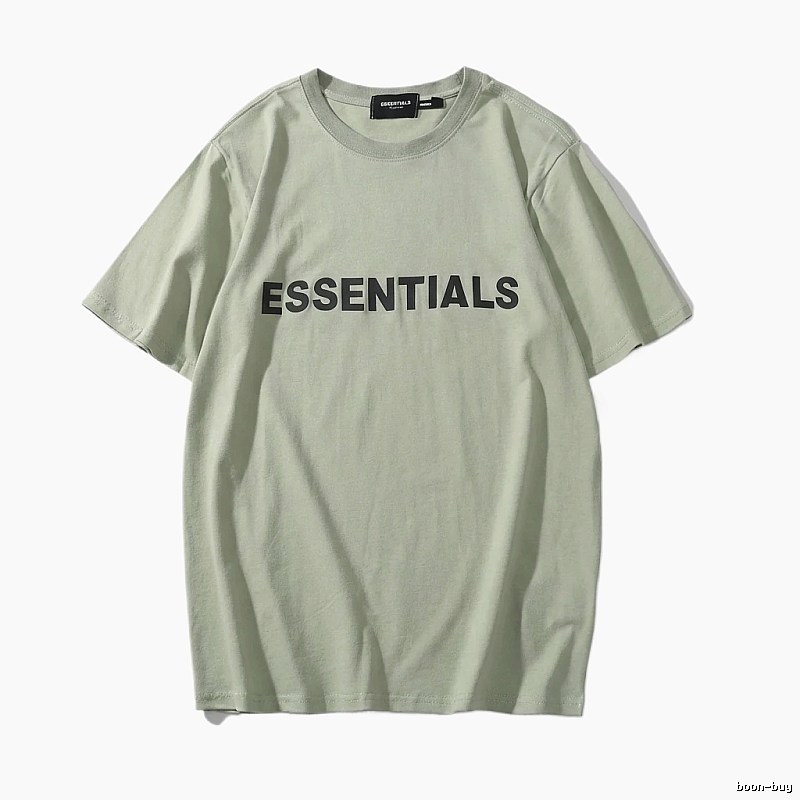 ESSENTIALS minimalist style light green T-shirt