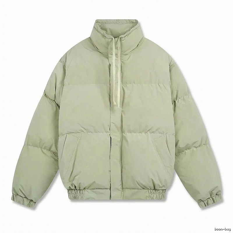 ESSENTIALS trendy brand simple style light green cotton-padded jacket
