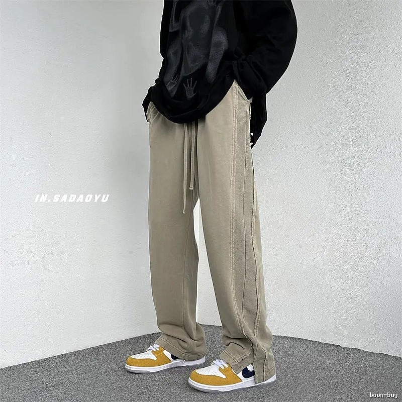 Fear of God Classic Wide-leg sweatpants Light Beige Relaxed for Daily Styling