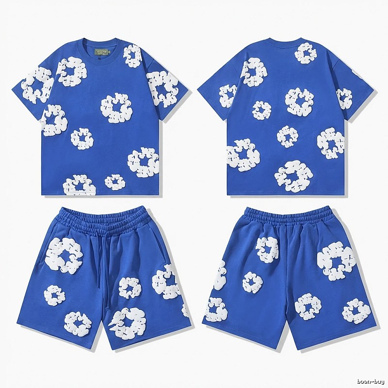 Flower Style Blue Suit of DENIM TEARS