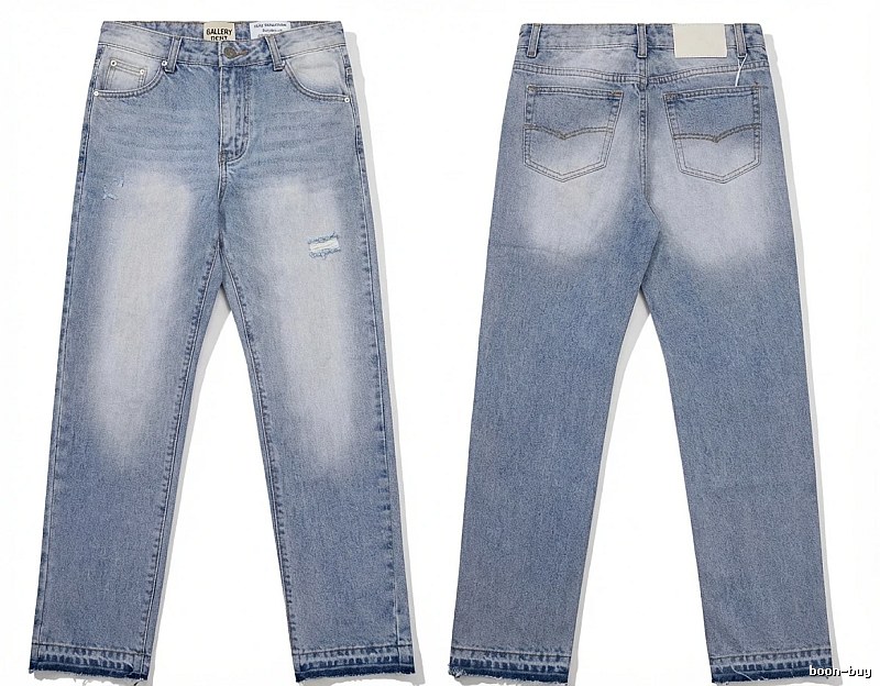 Gallery Dept. distressed light blue jeans