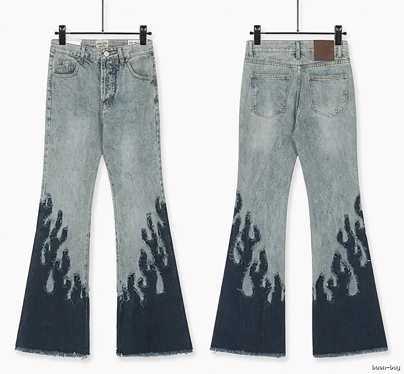 Gallery Dept Flame Wind Blue Jeans