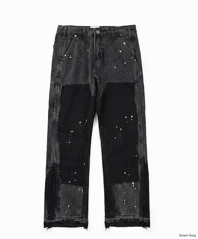 Gallery Dept Graffiti-style Black Jeans