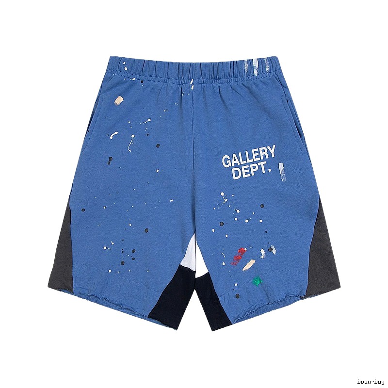 Gallery Dept. graffiti-style blue shorts