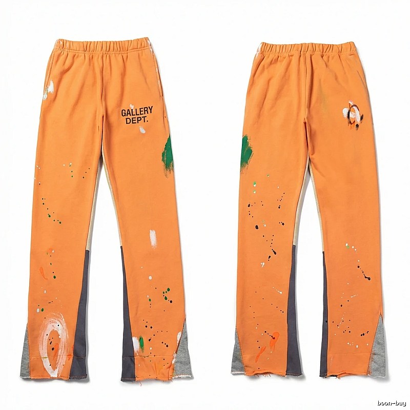 Gallery Dept Graffiti Style Orange Pants