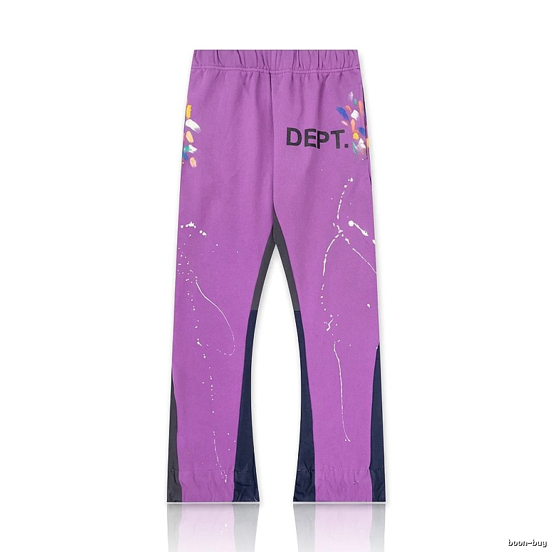 Gallery Dept Graffiti Style Purple Long Pants