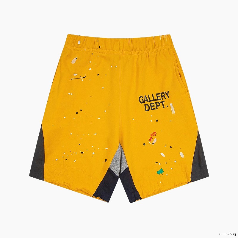 Gallery Dept. Graffiti-style Yellow Shorts