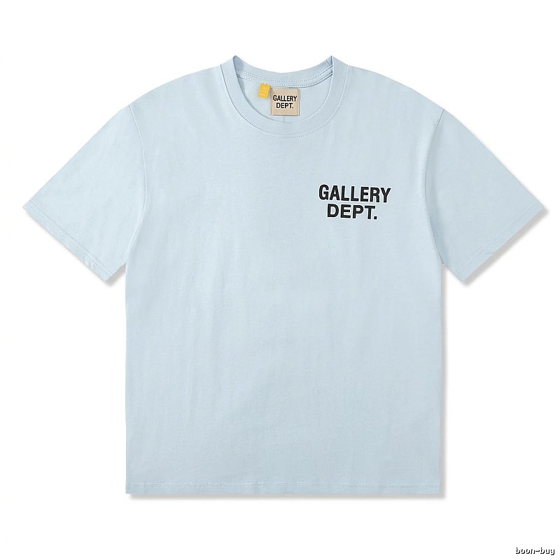 Gallery Dept Simple Style Light Blue T-shirt