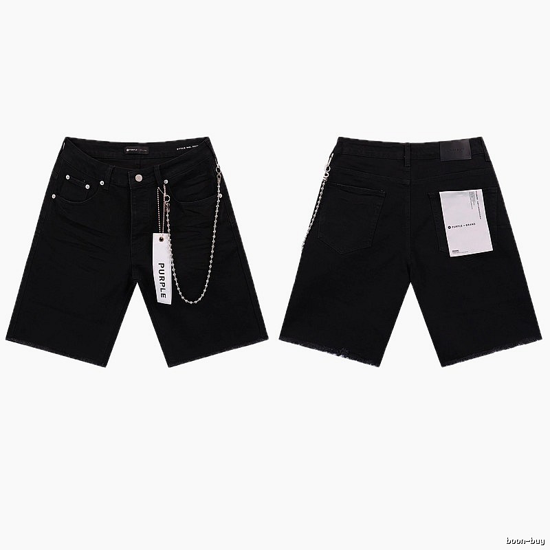 Godspeed Chain High Street Black Denim Shorts