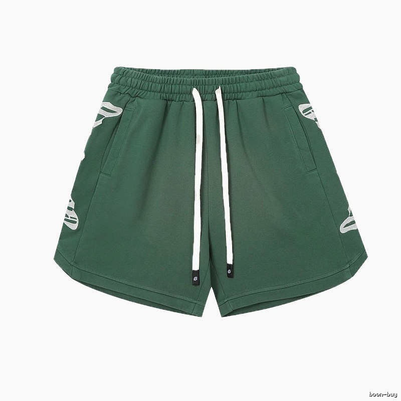 Godspeed Skeleton Print Street Style Green Shorts